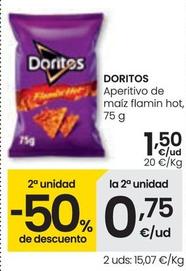 Oferta de Doritos - Aperitivo De Maíz Flamin Hot por 1,5€ en Eroski