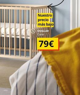 Oferta de Sniglar - Cuna por 79€ en IKEA