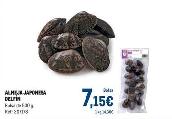 Oferta de Delfín - Almeja Japonesa por 7,15€ en Makro