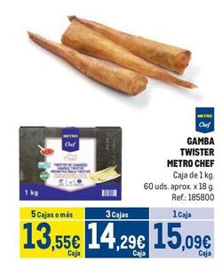 Oferta de Metro Chef - Gamba Twister por 15,09€ en Makro