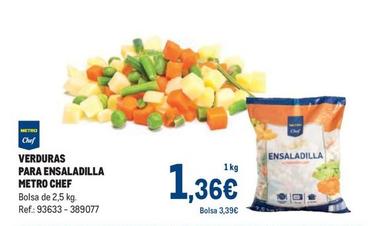 Oferta de Metro Chef - Verduras Para Ensaladilla por 1,36€ en Makro
