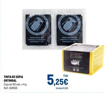 Oferta de Ortindal - Tinta De Sepia por 5,25€ en Makro