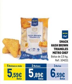 Oferta de Makro - Snack Hash Brown Triangles por 6,59€ en Makro