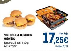 Oferta de Kooking - Mini Cheese Burguer por 17,25€ en Makro