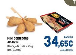 Oferta de Amaizin - Mini Corn Dogs por 34,65€ en Makro