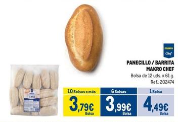 Oferta de Makro - Panecillo / Barrita por 4,49€ en Makro
