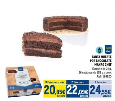 Oferta de Makro - Tarta Muerte Por Chocolate por 24,55€ en Makro