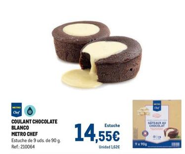 Oferta de Makro - Coulant Chocolate Blanco por 14,55€ en Makro