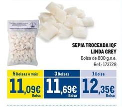 Oferta de Sepia Troceada Iqf Linda Grey por 12,35€ en Makro