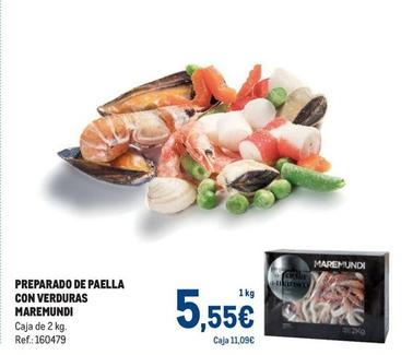 Oferta de Maremundi - Preparado De Paella Con Verduras por 5,55€ en Makro