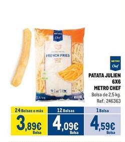 Oferta de Makro - Patata Julien por 4,59€ en Makro
