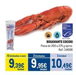 Oferta de Bogavante Cocido por 10,49€ en Makro