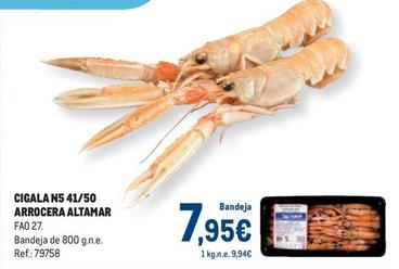 Oferta de Altamar - Cigala N5 41/50 Arrocera por 7,95€ en Makro