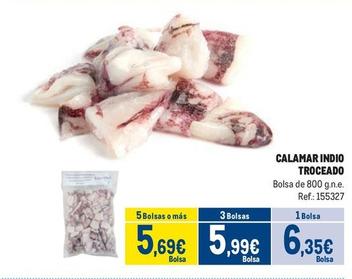 Oferta de Makro - Calamar Indio Troceado por 6,35€ en Makro