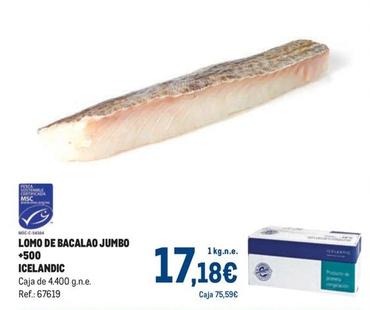 Oferta de Makro - Lomo De Bacalao Jumbo +500 Icelandic por 17,18€ en Makro
