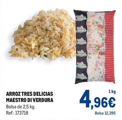 Oferta de Maestro Di Verdura - Arroz Tres Delicias  por 4,96€ en Makro