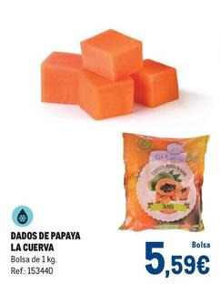 Oferta de La Cuerva - Dados De Papaya por 5,59€ en Makro