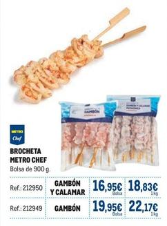 Oferta de Metro Chef - Brocheta  por 16,95€ en Makro