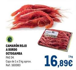 Oferta de Octogamba - Camarón Rojo A Bordo  por 16,89€ en Makro