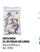 Oferta de Sepia India 13-20 Piezas/Kg Limpia por 8,05€ en Makro