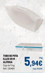 Oferta de Alfrisa - Tubo De Pota Illex Ch M por 5,94€ en Makro