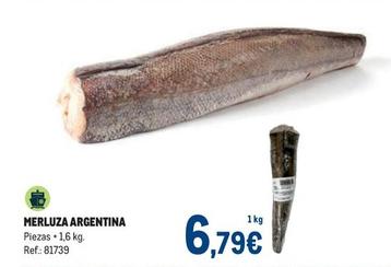 Oferta de Merluza Argentina por 6,79€ en Makro