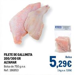 Oferta de Altamar - Filete De Gallineta por 5,29€ en Makro