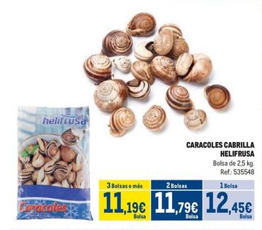 Oferta de Helifrusa - Caracoles Cabrilla  por 12,45€ en Makro