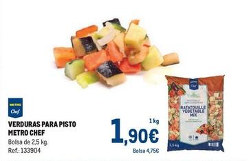 Oferta de Metro Chef - Verduras Para Pisto por 1,9€ en Makro