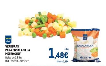 Oferta de Metro Chef - Verduras Para Ensaladilla por 1,48€ en Makro