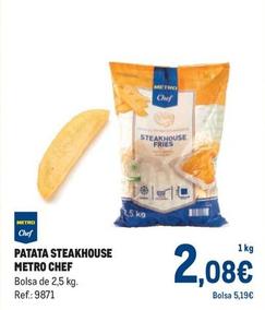 Oferta de Metro Chef - Patata Steakhouse por 2,08€ en Makro