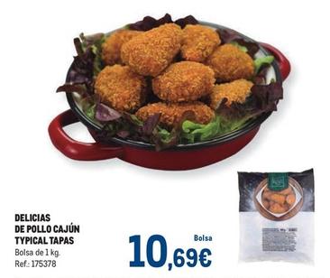 Oferta de Typical Tapas - Delicias De Pollo Cajún  por 10,69€ en Makro