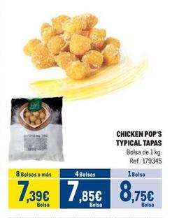 Oferta de Typical Tapas - Chicken Pop's  por 8,75€ en Makro