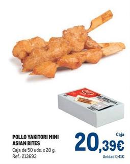 Oferta de Yakitori - Pollo  Mini Asian Bites por 20,39€ en Makro