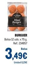 Oferta de Burger por 3,49€ en Makro