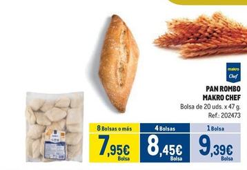 Oferta de Makro Chef - Pan Rombo por 9,39€ en Makro