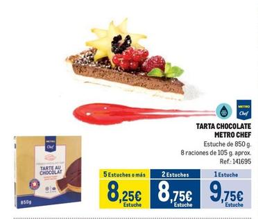 Oferta de Metro Chef - Tarta Chocolate por 9,75€ en Makro