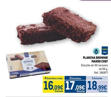 Oferta de Makro Chef - Plancha Brownie por 18,99€ en Makro