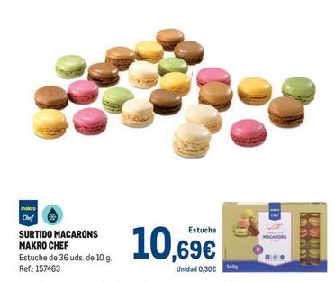 Oferta de Makro - Surtido Macarons por 10,69€ en Makro