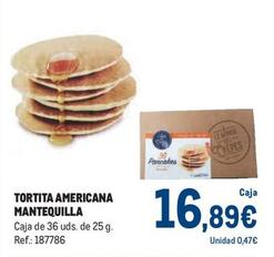 Oferta de Tortita Americana Mantequilla por 16,89€ en Makro