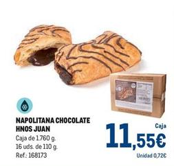 Oferta de Hnos Juan - Napolitana Chocolate  por 11,55€ en Makro