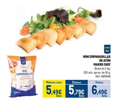 Oferta de Makro - Mini Empanadillas De Atún por 6,49€ en Makro