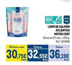 Oferta de Metro Chef - Lomo De Salmón Atlántico por 36,19€ en Makro