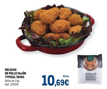 Oferta de Makro - Delicias De Pollo Cajún Typical Tapas por 10,69€ en Makro