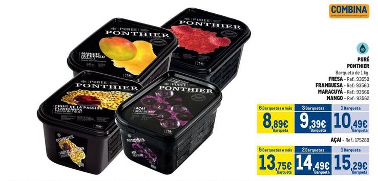 Oferta de Ponthier - Puree  por 10,49€ en Makro
