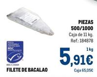 Oferta de Makro - Filete De Bacalao por 5,91€ en Makro