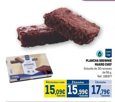 Oferta de Makro - Plancha Brownie por 17,79€ en Makro