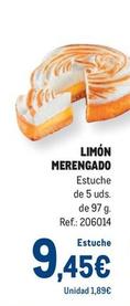 Oferta de Limón Merengado por 9,45€ en Makro