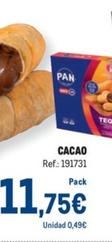 Oferta de Pan - Cacao por 11,75€ en Makro