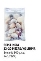 Oferta de Sepia India 13-20 Piezas/kg Limpia por 7,85€ en Makro